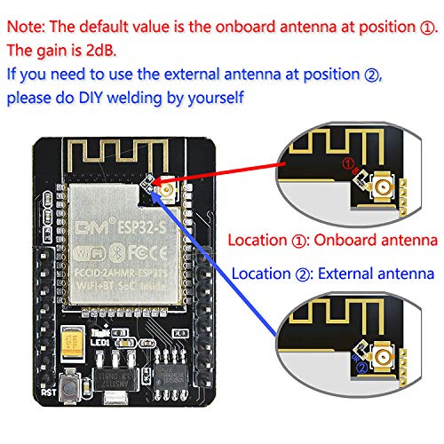 Image of Aideepen ESP32-CAM W-BT Board ESP32-CAM-MB Micro USB to Serial Port CH-340G with OV2640 2MP Camera Module Dual Mode Support NodeMCU