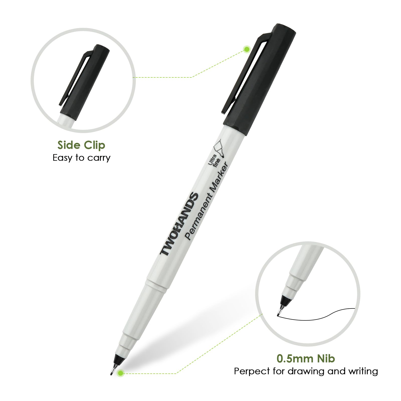 Marker COMP20 ② Cra-Z-Art Washable Markers, Broad Point, Assorted Colors, 20