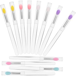 Healeved 12pcs Silicone Lipstick Applicator W...