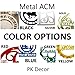 PK Décor Personalized Garden Flag for Outside - Decorative Welcome Last Name Personalized Metal ACM Yard Sign - 14 inch - Customized All Seasons Family Established Garden Flag Stand Option