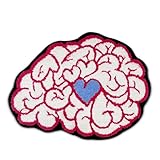 HYPEECE Lovestruck Mind Rug, Y2k Rugs for Bedroom Aesthetic, High-Pile Soft Flocking Funny Bathroom Rug, Cute Bath Mat Irregular Shaped Pink Carpet, 24