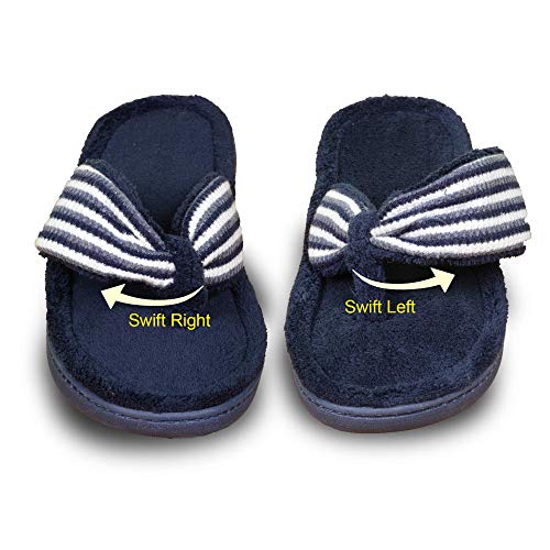 Women's Flip Flop with Cozy Terry Lining, 80-D High-Density Memory Foam Slipper Summer House Shoes with Non Skid Indoor Outdoor Sole3