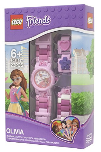 Image of LEGO Friends Olivia 8021247 Buildable Kids Watch Collectible Minifigure Link Timepiece