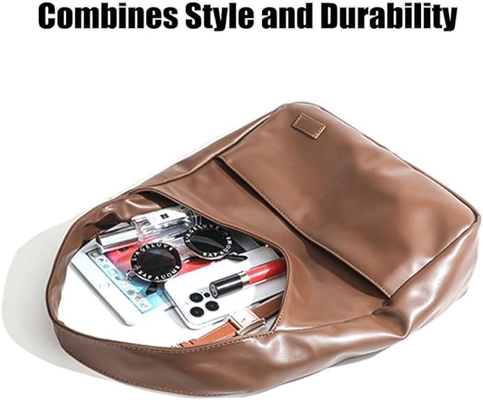 Ooomay Bag,Ooomay The Maya Bag,15 In Large Capacity Soft Vegan Leather Shoulder Tote for Women3