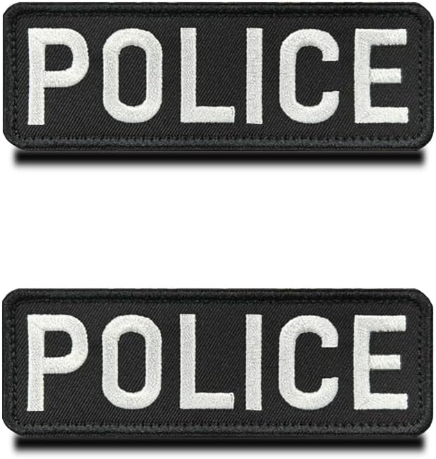 2 Pack Morale Fastener Hook & Loop Embroidered Patch Emblem for Vest, Jacket, Carrier,Dog Harness-5 inch