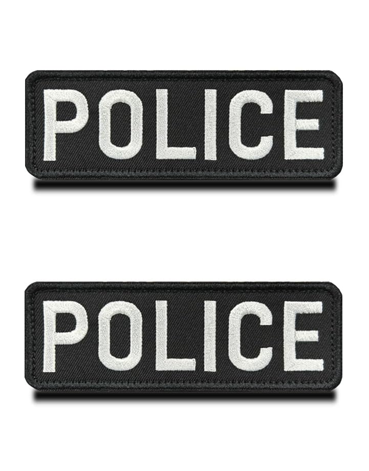 2 Pack Morale Fastener Hook & Loop Embroidered Patch Emblem for Vest, Jacket, Carrier,Dog Harness-5 inch