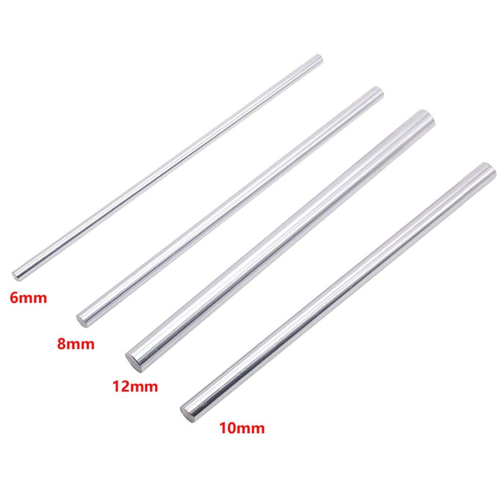 2pcs Linear Motion Rod Shaft Guide 16mm X 100mm (0.63" X 3.94