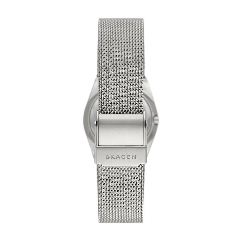 Skagen Grenen Watch for Women, Solar-Powered Movement with Stainless Steel or Leather Strap