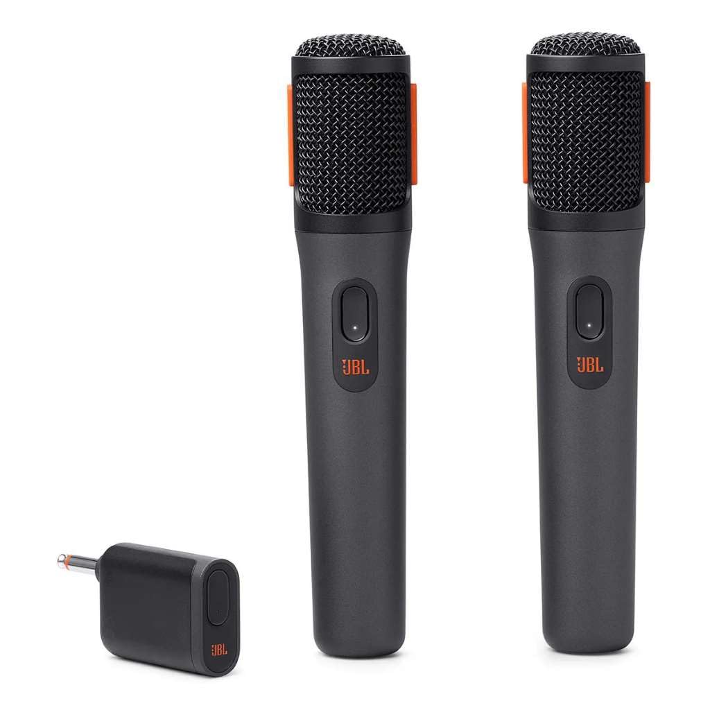 JBL PartyBox Stage 320 - Altavoz portátil para fiesta con sistema de micrófono inalámbrico (blanco)