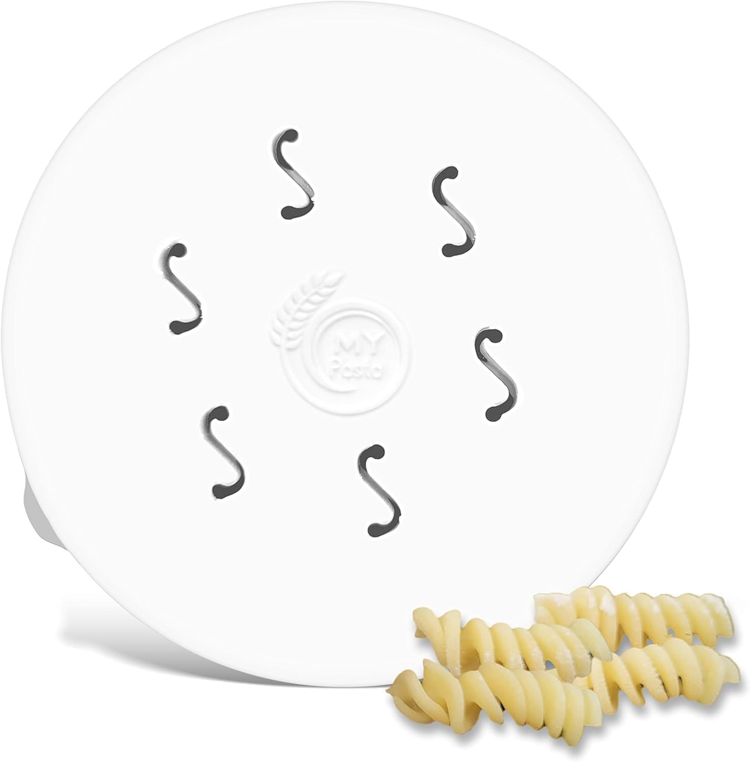 🎁 Disco De Pasta Fusilli Rotini MY PASTA – Compatible Con Philips Pasta Maker Avance – Fabrica Pasta Casera En 10 Min – Apto Lavavajillas – Hecho En Alemania
