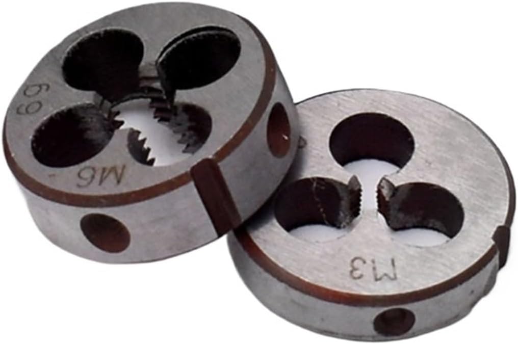 HSS Screw Cutting Die Repair Tool, HSS-6542 Round Threading Die Set Pack Of 2 Multiple PG Sizes(Pg13.5)