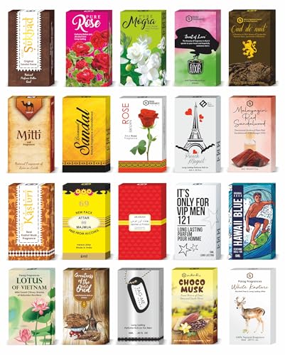 Image of Parag Fragrances Alcohol Free & Long Lasting Attar Perfume Roll-On 6ml (Khus of India)