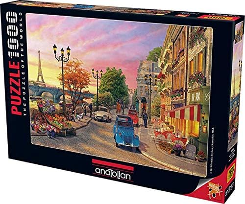 Anatolian Jigsaws 1000 pieces for adults - 1000 piece jigsaw puzzles for adults is ideal as a gift for the whole family and the jigsaw puzzle is made of ESKA BOARD (orange) - Image 3