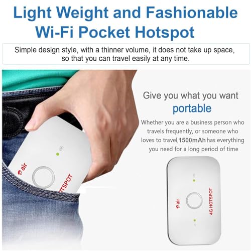 Image of 4G WiFi Hotspot Device | Portable Data Card Dongle | Compatible with Airtel 4G SIM Network | 2100mAh Long Battery Life | High-Speed Internet Sharing