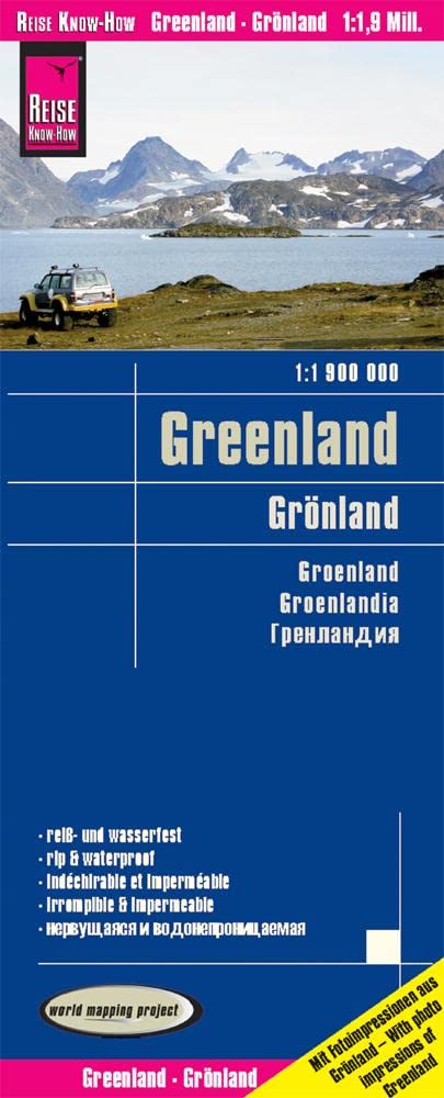 Greenland: (world mapping project) (Greenland (1:1.900.000)): reiß- und wasserfest (world mapping project)