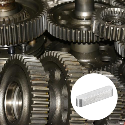 QUARKZMAN 5 Stück Rundkopf-Federkeil, 4x4x20mm Round Ended Passfeder Edelstahl Professioneller Paralleler Antriebswellenkeil für Befestigungselemente der mechanischen Industrie