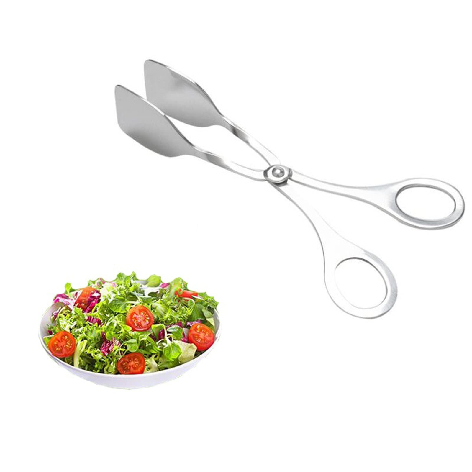 MRKU Pinzas de Acero Inoxidable para cocinar, Utensilios para Servir, Pinzas para ensaladas, Accesorios para bufé de Barbacoa