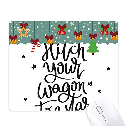 Tapis de souris caoutchouc Hitch Your Wagon to A Star inspirant