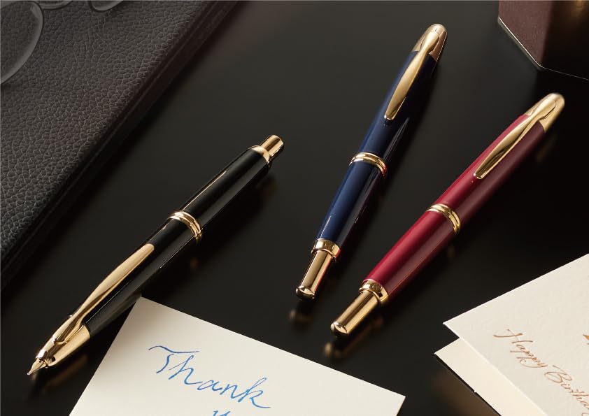 Amazon | PILOT 万年筆 キャップレス ノック式 金ペン F(細字