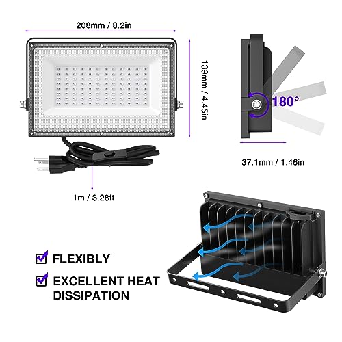 Onforu UFLAU004102 2 Pack 60W Led Black Lights thumb #4