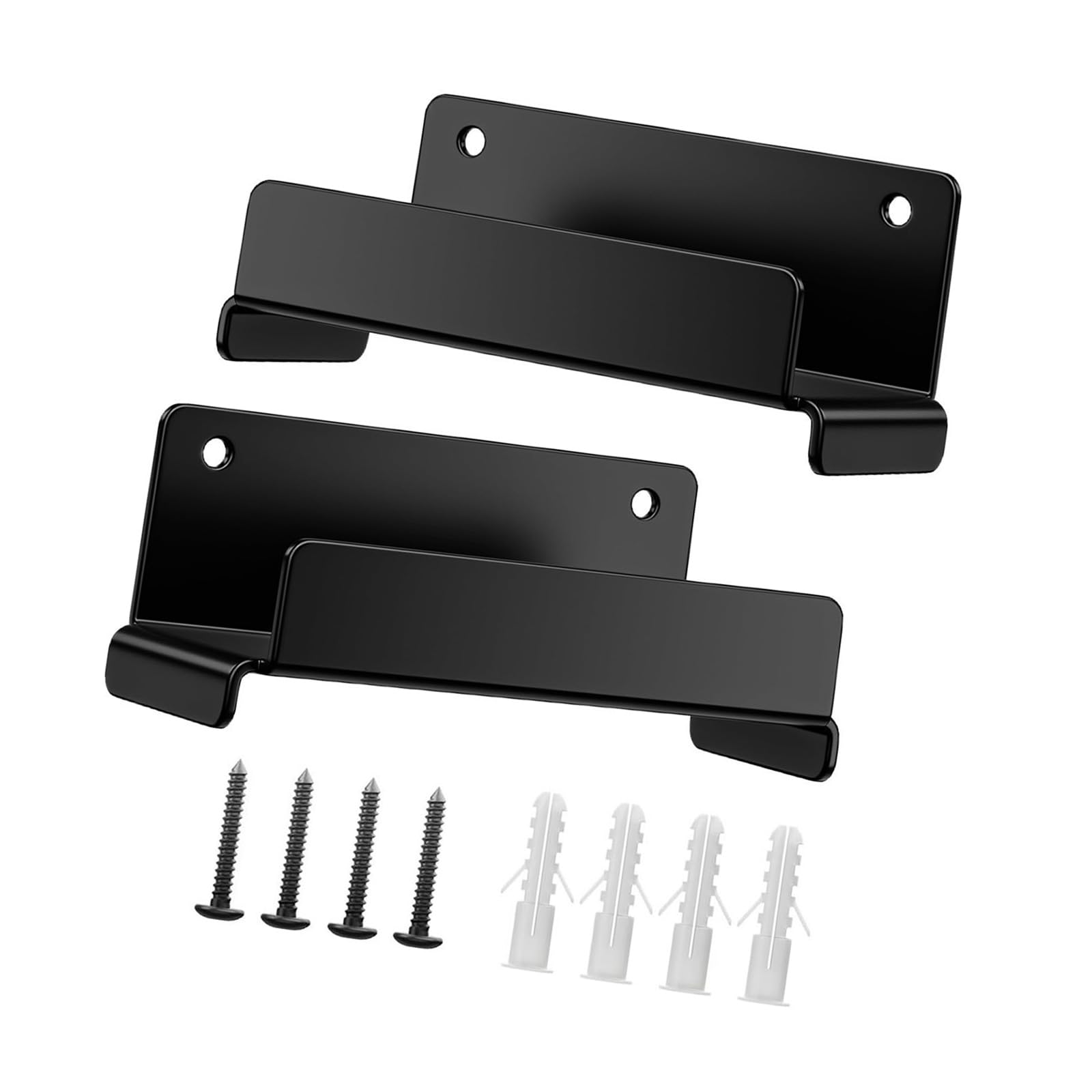 Zbiianxer Multicolor 2 Heavy Duty Wall Mounted Hooks For Ladder Storage And Garage Organization Steel Construction With Nonslip Coating Garage Storage Hooks