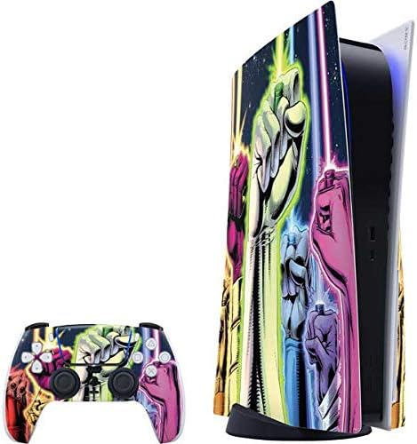 Skinit Decal Gaming Skin Compatible with PS5 Bundle - Officially Licensed DC Comics Green Lantern Blackest Night: Tales of The Corps 1 Cover Design