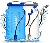 UPBOXN 2 Pack Hydration Bladder 3L Water Reservoir, BPA Free Leak Proof Water Storage Bladder Bag, Taste Free Hydration Pack Replacement for Outdoor Hiking Camping Biking Backpacking (Blue+White