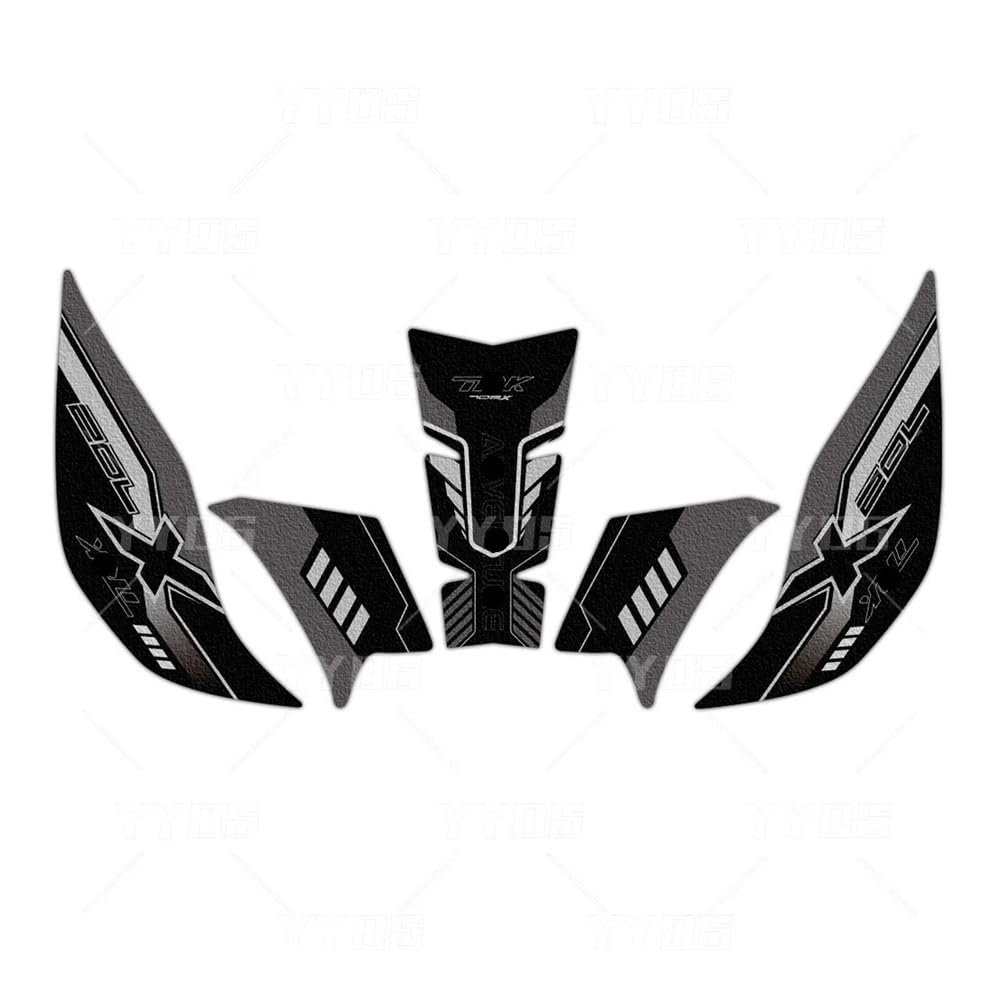 Motorcycle Fuel Tank Stickers Motorcycle Fuel Tank Pad Stickers Anti-Slip Decals for TRK 702X TRK702X TRK 702 X Trk702x