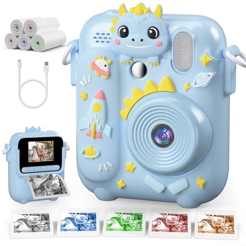 Appareil photo instantané pour enfants 1080p idéal pour les vacances