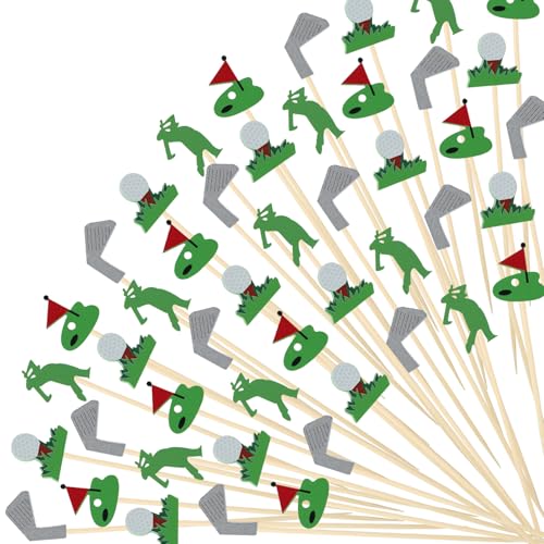 200 Pcs 4.7 Inch Toothpicks for Appetizers,Golf Cocktail Picks