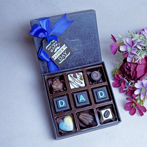 Image of Velvet Fine Chocolates Father's Day Special Trunk for Dad with Home Made Chocolates (9)