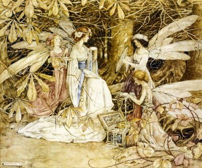 The Fairy Jewels Helen Jacobs 1912 - Mouse Mat 25 x 19cms