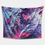 Anime-inspirierte Decke – weiche und gemütliche Wolldecke für Sofa, Bett, Reisen...