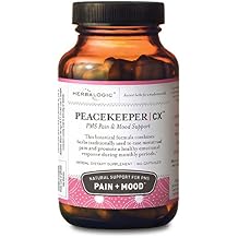 Herbalogic - Peacekeeper CX Herb Capsules - Reduces PMS Related Mood Swings - Reduces Cramps & Pain Associated with Monthly Periods - Contains Turmeric & Corydalis - 90 Cap Count
