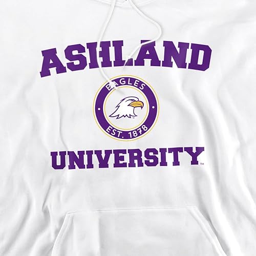 Miniatura 7 de LOGOVISION Sudadera con capucha unisex con logotipo circular oficial de la Universidad de Ashland
