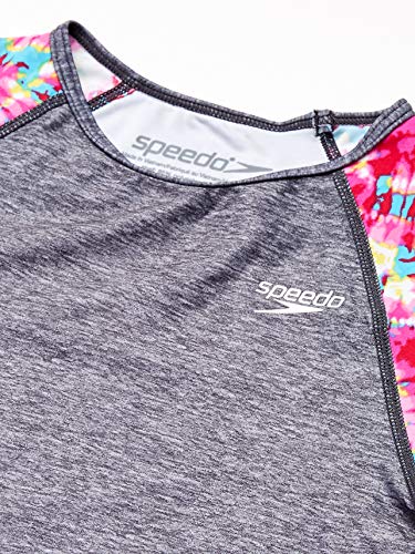 Image of Speedo Girl's Uv Swim Shirt Short Sleeve Rashguard Set