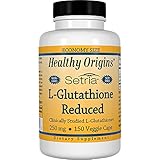 Healthy Origins L-Glutathione Natural Multi Vitamins, 250 Mg Reduced, 150 Count