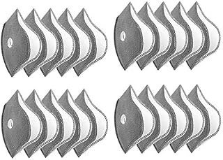 20PCS Activated Carbon Filters Replacement for Dust Face Mask for Woodworking Outdoor Travel