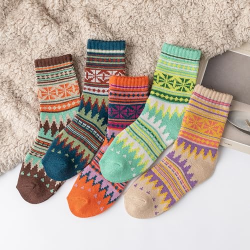 GLCMXMART Wool Socks for Women, Warm Thermal Thick Winter Cold Weather Socks, Gift for Her3