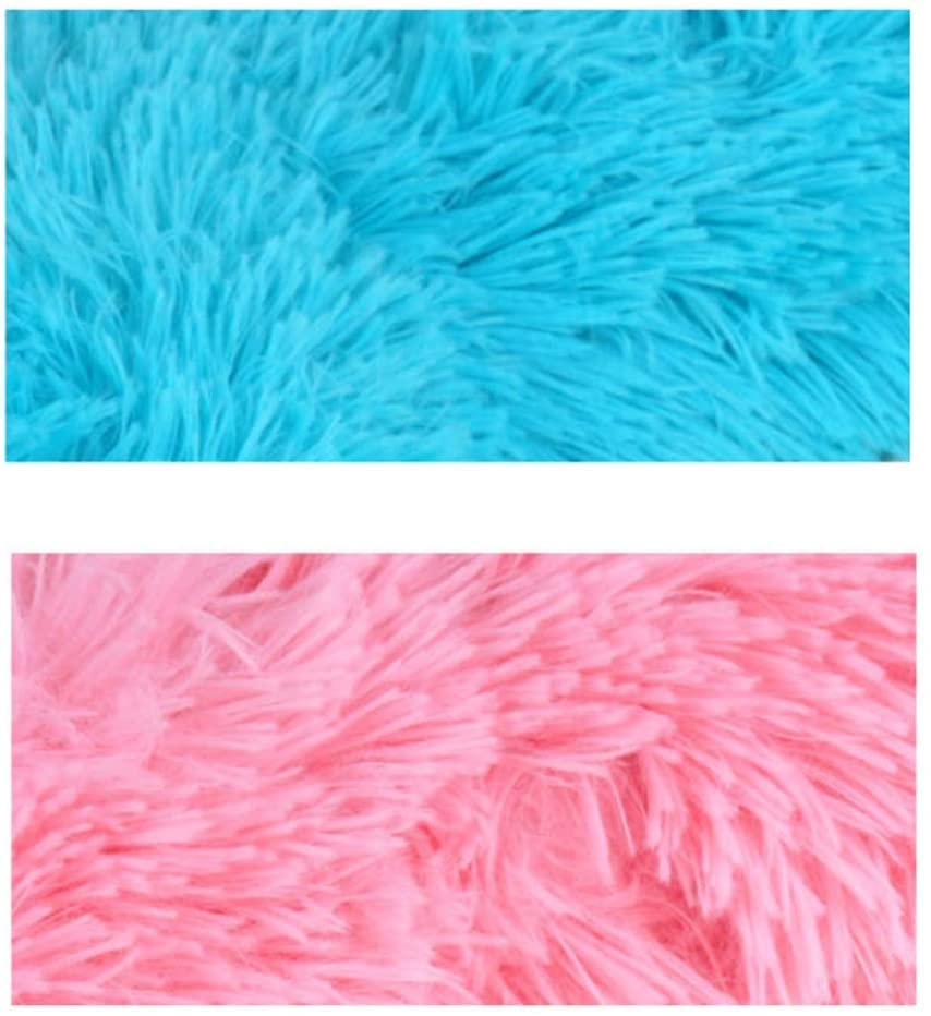 Kitten Bed zacht kat grot warm pluche donut knuffel kalmerende bed draagbare puppy kennel kussen wasbare huisdier matten voor kat en kleine hond, Medium, Rood