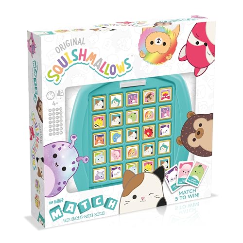 Top Trumps Match Squishmallows juego de mesa para niños miniatura 1