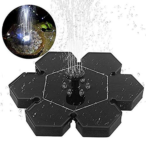 Relubby LED Solar Auto Fountain, Solar Pump Fish Pond Garden Water Production Ornamental Accessories Solar Water Pump Solar Panel Water Supply And Drainage for The Air Pump