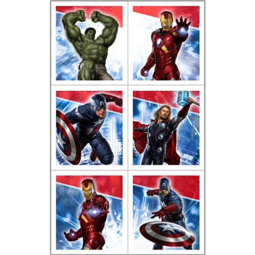 Hallmark Avengers Sticker Sheets Party Accessory