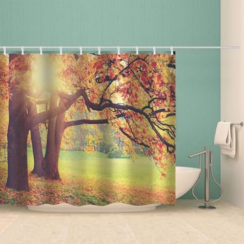 Rideau de bain en polyester lavable pour protéger votre baignoire - 4