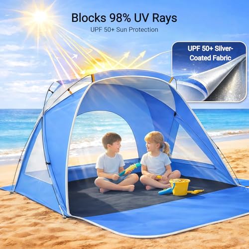 Beach Tent with UPF 50+ Protection