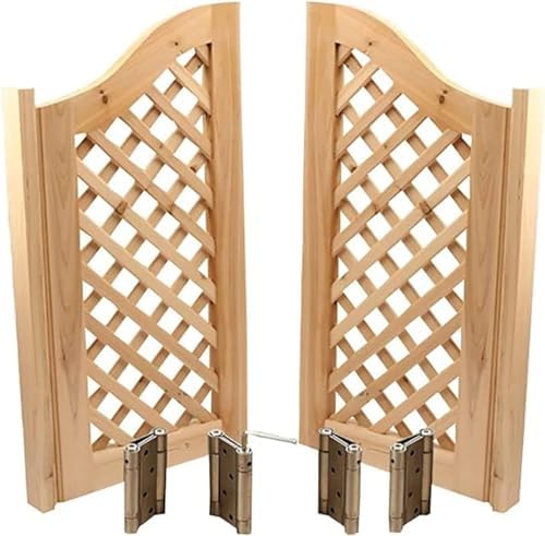 Self-Closing Solid Wood Bar Enclosure Door - Adjustable Interior Louvre Swing Door for Easy Access and Enhanced Privacy