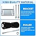 BALAVA 10 inch Boat Trailer Roller Bracket Assembly,Boat Trailer Keel Rollers with Brackets,Adjustable Keel Roller with Panel Bracket Assembly Boat Trailer Accessories