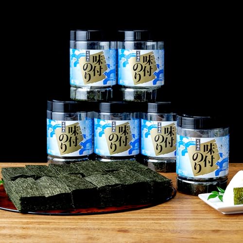 福岡有明のり 味海苔 大丸ボトル 10切80枚 6本セット あじのり 取り寄せ ごはんのおとも 九州 ご当地グルメ 福岡土産