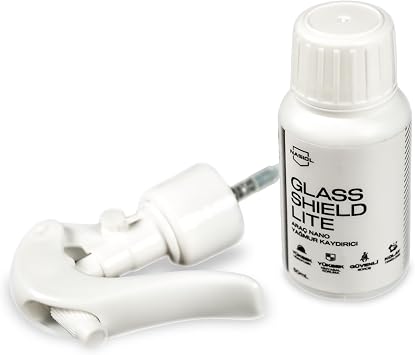 Nasiol Glasshield Lite Vehicle Nano Rain Slider and Water Repellent Spray-50 Ml-1 Year Effective-Glass Protection