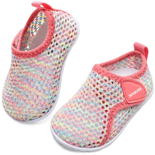Image of JIASUQI Baby Boys Girls Barefoot Swim Pool Water Shoes Beach Walking Sandals Athletic Sneakers